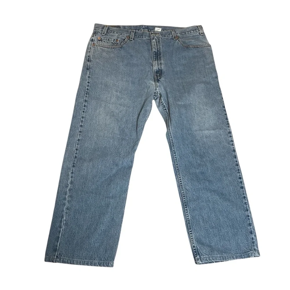 Vtg 90s LEVI LEVI’S 505 Men’s 42x30  Denim Jeans Medium Wash Classic Casual READ